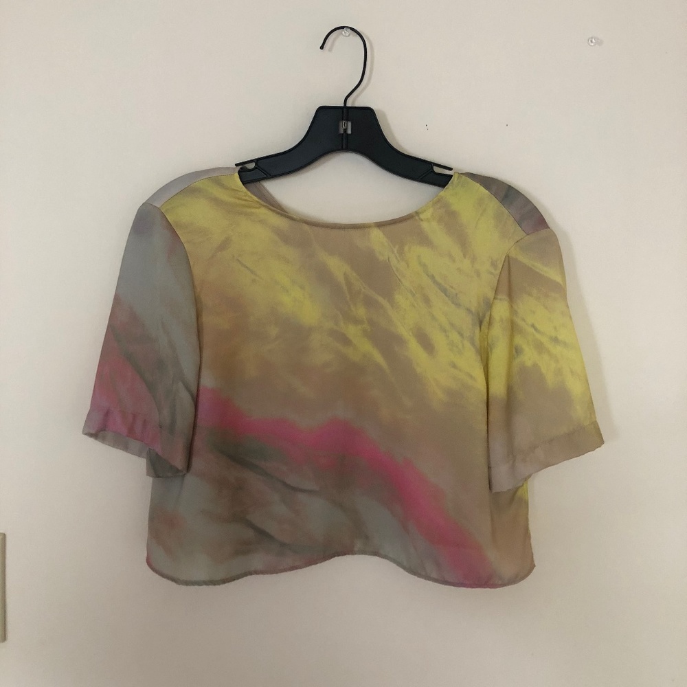 Satin Crop Top